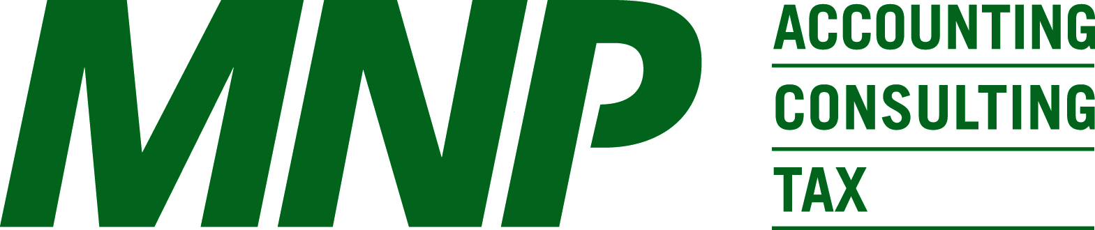 MNP Logo Green Stacked Tagline